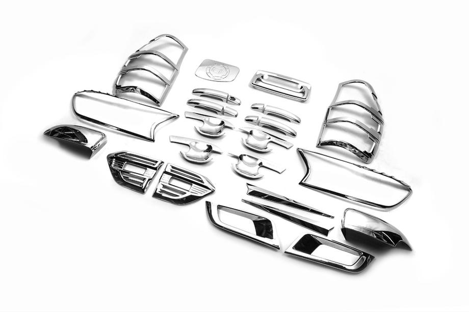 Ford Ranger 2011–2022 Sierlijstenset 2015+ (ABS chroom) Image