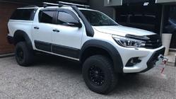 Toyota Hilux 2015– Spatbordverbreders (2015-2020, ABS, boutbevestiging) foto 8