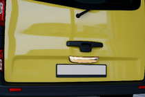 Opel Vivaro 2001–2015 Chroomstrip boven kenteken (onder, RVS) foto 1