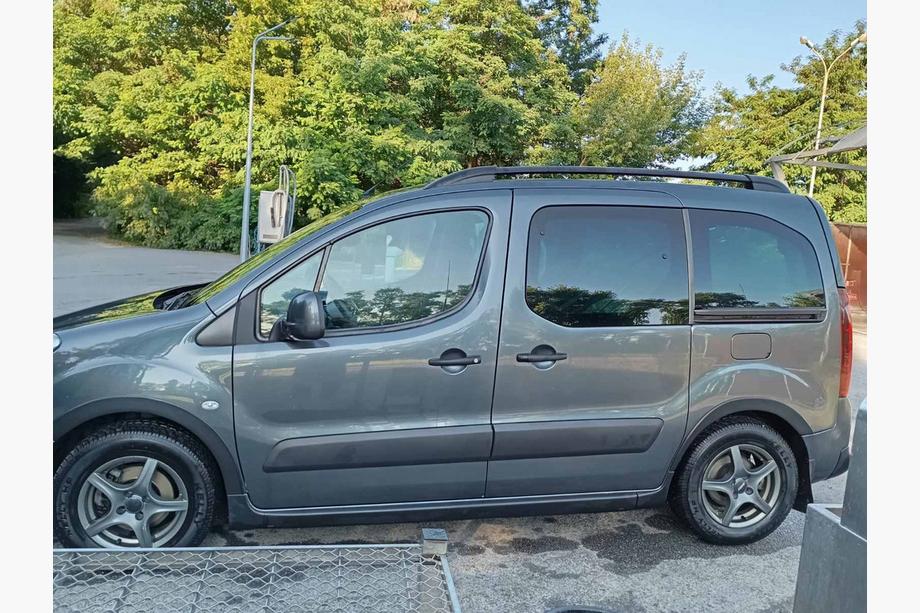 Citroen Berlingo 2008–2018 Wielkastverbreders (set van 4, zwart) 2 zijportieren, metaal Foto 3