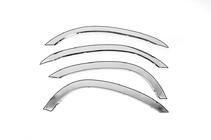 Hyundai Santa Fe 1 2000–2006 RVS wielkastlijsten (set van 4 stuks) foto 2