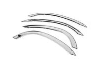 Hyundai Santa Fe 1 2000–2006 RVS wielkastlijsten (set van 4 stuks) foto 3