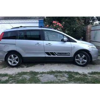 Wielkastverbreders (set van 4, zwart) Mazda 5 2005–2009 foto 2