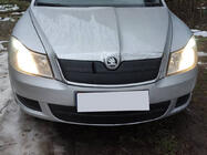 Skoda Octavia II A5 2010–2013 Winterafdekking radiateurgrille (onderste) Mat foto 2