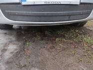 Skoda Octavia II A5 2010–2013 Winterafdekking radiateurgrille (onderste) Mat foto 1