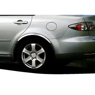 RVS wielkastlijsten (set van 4 stuks) Mazda 6 2003–2008 foto 1