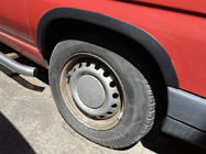 Mercedes Vito W638 1996–2003 Wielkastverbreders (set van 4, zwart) foto 5