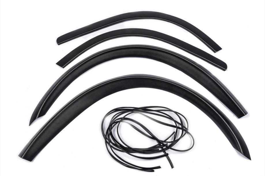 Mercedes Vito W638 1996–2003 Wielkastverbreders (set van 4, zwart) ABS-kunststof Foto 6