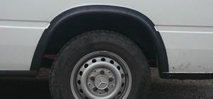Mercedes Sprinter W901/902/903/904/905 1995–2006 Wielkastverbreders (6 stuks, zwart) foto 3