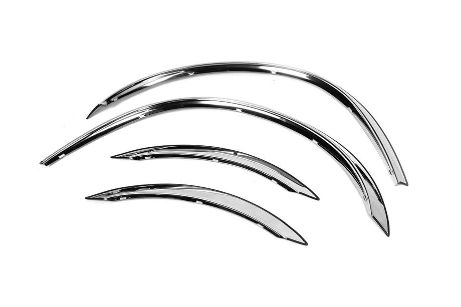 Mercedes C-Klasse W203 2000–2007 RVS wielkastlijsten (set van 4 stuks) Foto 3