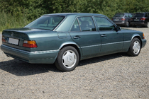 Mercedes E-class W124 1984–1997 Wielkastlijsten 1989-1995 (set van 4, RVS) foto 1