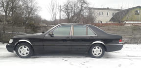 Mercedes S-class W140 1991–1998 Wielkastlijsten (Short/Long, 4 stuks, RVS) foto 2