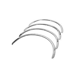RVS wielkastlijsten (set van 4 stuks) Nissan Micra K12 2003–2010 foto 1