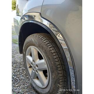 RVS wielkastlijsten (set van 4 stuks) Nissan X-trail T30 2002–2007 foto 4