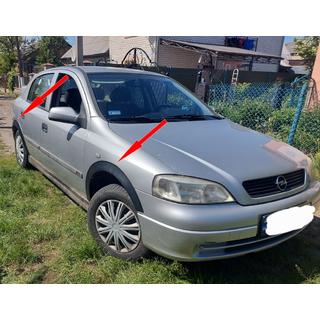 Wielkastverbreders (sedan/hatchback) (4 stuks, zwart) Opel Astra G Classic 1998–2012 foto 3