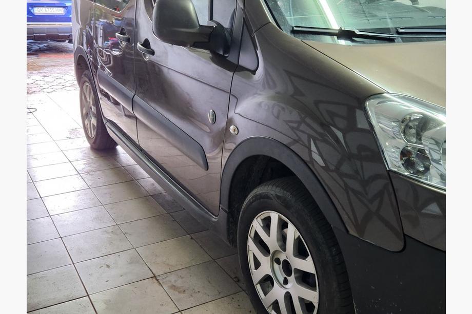 Peugeot Partner Tepee 2008–2018 Wielkastverbreders (set van 4, zwart) XTR, 2 zijschuifdeuren, metaal Foto 9