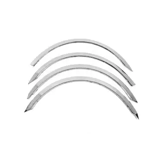 RVS wielkastlijsten (set van 4 stuks)