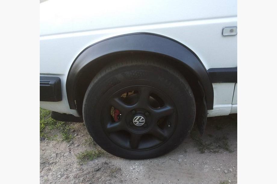Volkswagen Golf 2 1983–1992 Wielkastverbreders (set van 4, zwart) Image