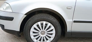 Volkswagen Passat B5 1997–2005 Wielkastverbreders (set van 4, zwart) Stationwagen, 2000-2006, metaal foto 1