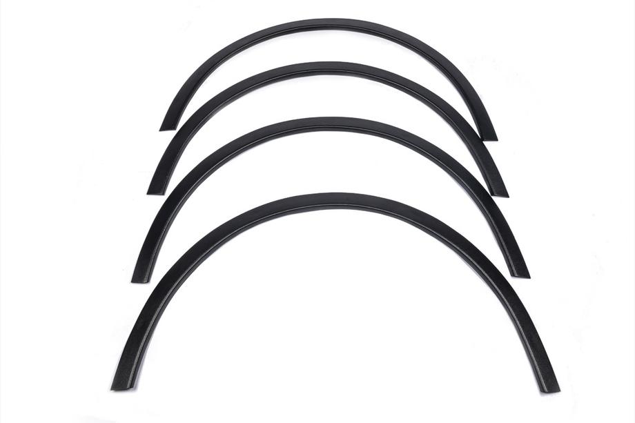 Volkswagen Touran 2003–2010 Wielkastverbreders (set van 4, zwart) 2006-2010, kunststof Foto 3