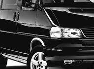 Volkswagen T4 Caravelle/Multivan 1990–2003 RVS wielkastlijsten (set van 4 stuks) foto 3