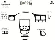 Kia Rio 2000–2005 Dashboardpanelen (2000-2002) Aluminium foto 3