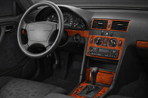 Mercedes C-klasse W202 1993–2001 Dashboardpanelen (1995-1997) Carbonlook foto 1