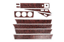 Mercedes W201 (190) 1982–1993 Dashboard sierlijsten (11-delige set) Aluminium foto 1