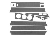 Mercedes W201 (190) 1982–1993 Dashboard sierlijsten (11-delige set) Aluminium foto 3