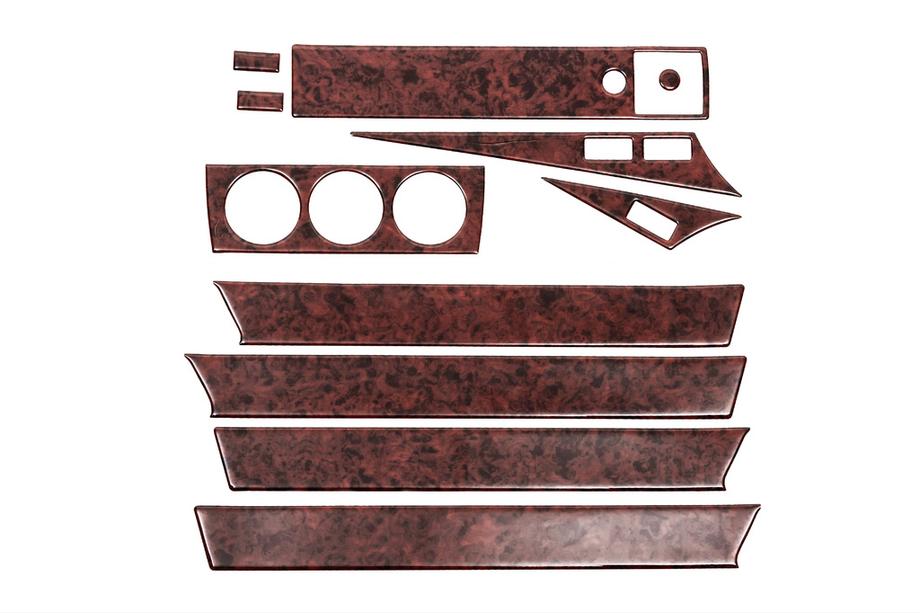 Mercedes W201 (190) 1982–1993 Dashboard sierlijsten (11-delige set) Aluminium Image