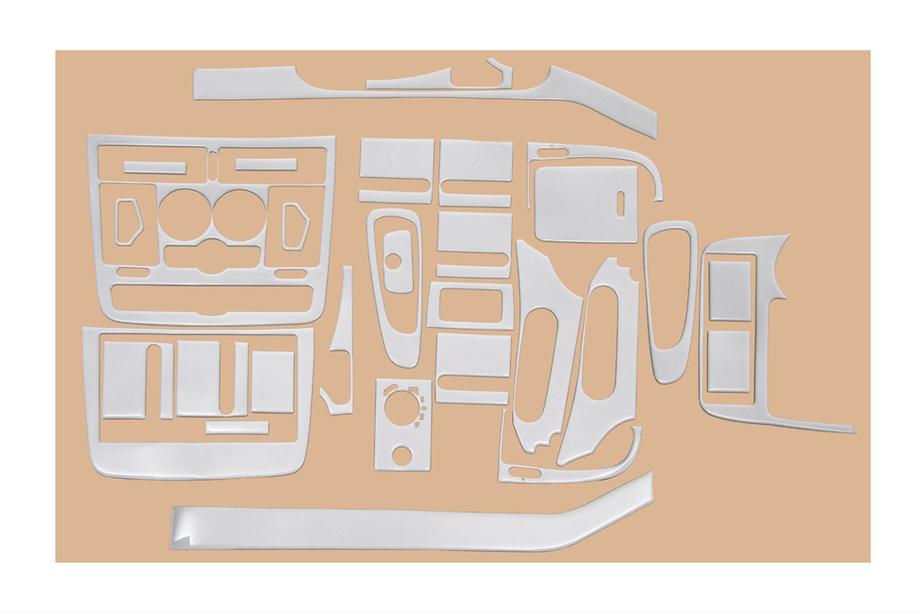 Mercedes Viano 2004–2014 Dashboard sierpanelen Meric (voorzijde + interieurinserts) 2006-2014, Houtlook Foto 2