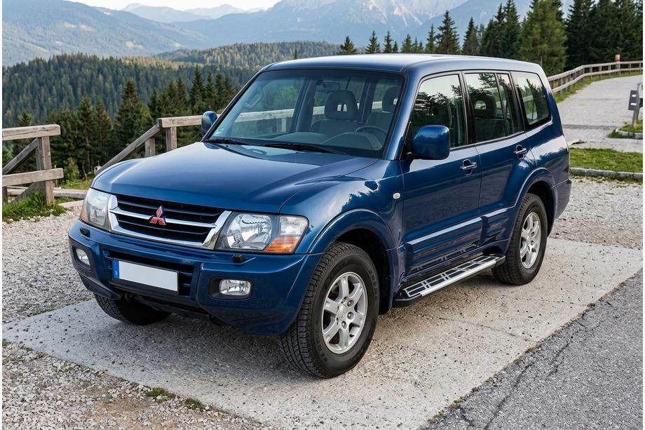 Mitsubishi Pajero Wagon III 1999–2006 Sunrise side steps (2 stuks, aluminium) Image