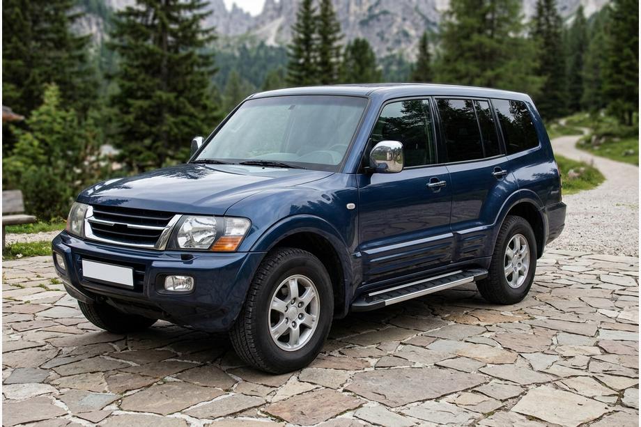 Mitsubishi Pajero Wagon III 1999–2006 Side steps RedLine V1 (2 stuks, aluminium) Image