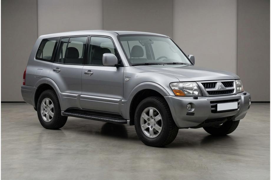 Mitsubishi Pajero Wagon III 1999–2006 Bosphorus Black side steps (2 stuks, aluminium) Image