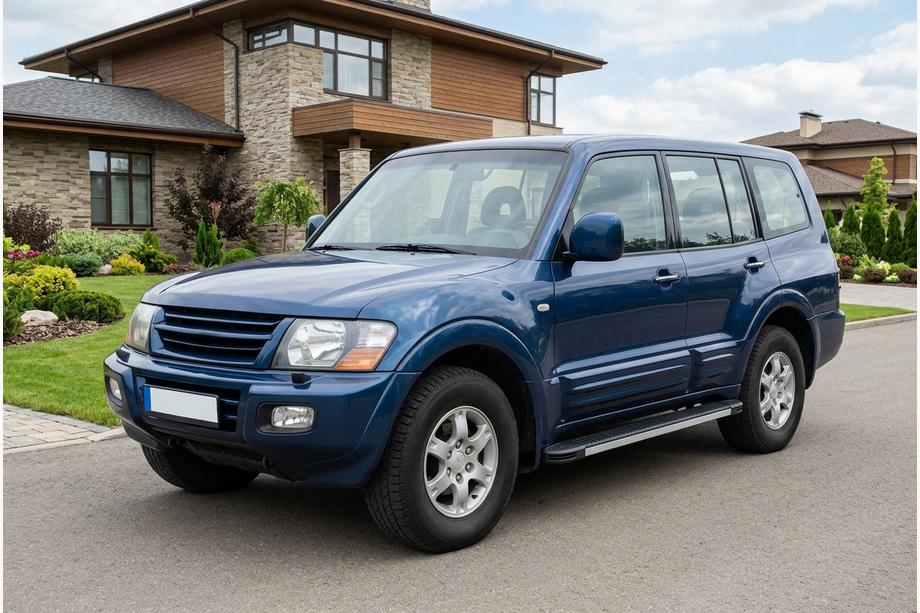 Mitsubishi Pajero Wagon III 1999–2006 Tayga side steps (set van 2, aluminium) Image