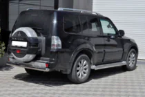 Mitsubishi Pajero Wagon III 1999–2006 Achterbeschermbeugel AK002 (RVS) foto 2
