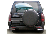 Mitsubishi Pajero Wagon III 1999–2006 Achterbeugel AK003 (RVS) foto 1