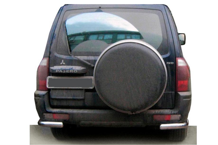 Mitsubishi Pajero Wagon III 1999–2006 Achterbeugel AK003 (RVS) Image