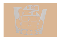 Mitsubishi L200 2006–2015 Dashboardpanelen set (11-delig) Aluminium foto 3