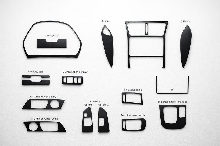 Mitsubishi Space Runner 1997–2002 Dashboard sierlijsten Image