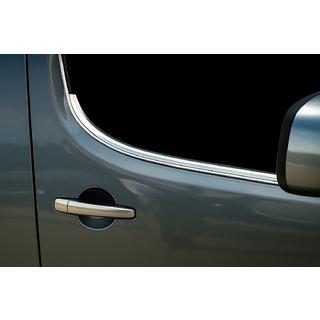 RVS raamlijsten voor deurvensters Citroen Berlingo 2008–2018 foto 4
