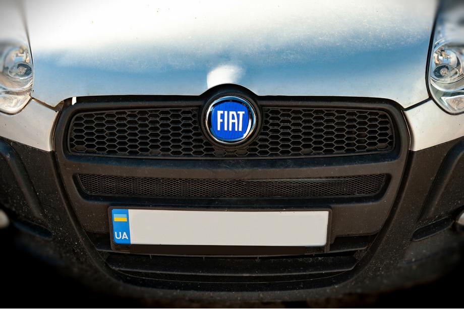 Fiat Embleem (blauw, zelfklevend) Foto 2