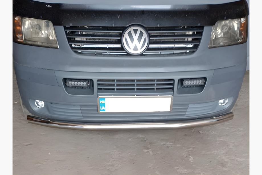 Volkswagen T5 Transporter 2003–2010 Enkele RVS voorbescherming 51 mm Image