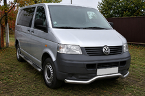 Volkswagen T5 Transporter 2003–2010 RVS frontbescherming Wave ST007 foto 3
