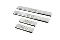 Citroen C-3 2009–2016 Chroom instaplijsten (4 stuks, Carmos) foto 1