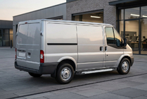 Ford Transit 2000–2014 Zijsteps Allmond Grey (2 stuks, aluminium) foto 1