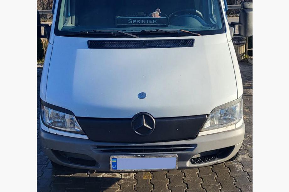 Mercedes Sprinter W901/902/903/904/905 1995–2006 Winterafdekking voor de grille 2000-2002, glanzend Image