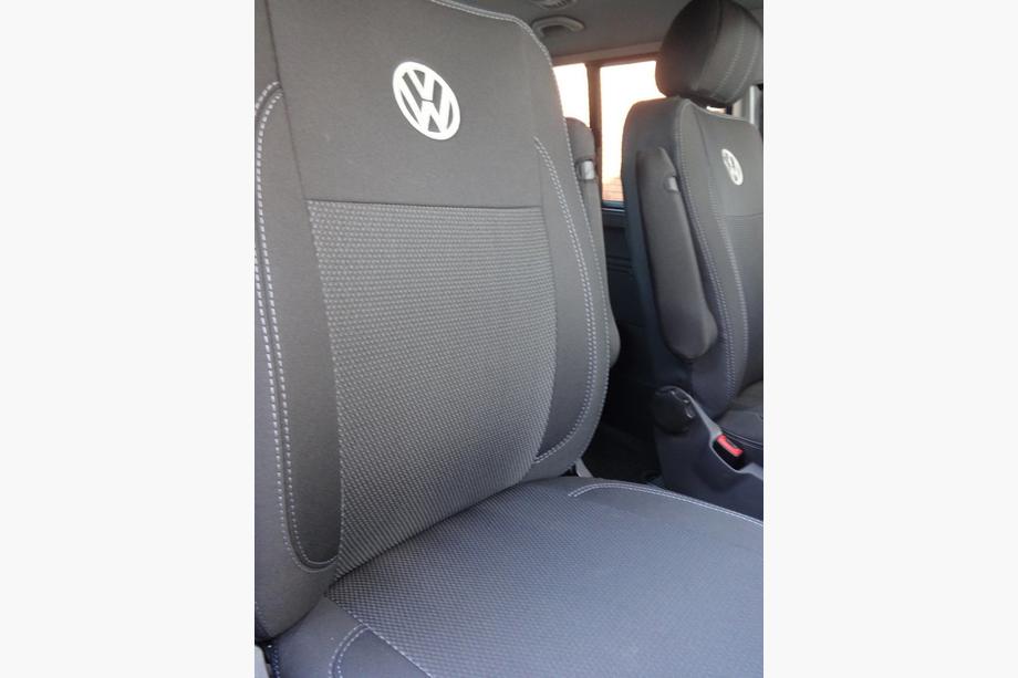Volkswagen T5 Caravelle 2004–2010 Autostoelhoezen (kunstleer en stof, Premium) Foto 11