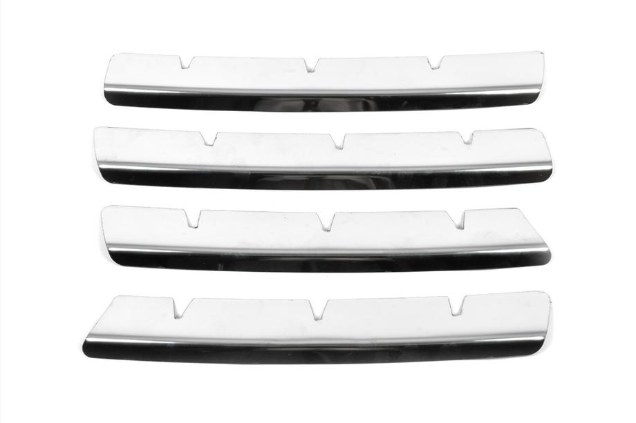 Volkswagen Touareg 2002–2010 RVS grillijsten (set 4 stuks) Foto 4