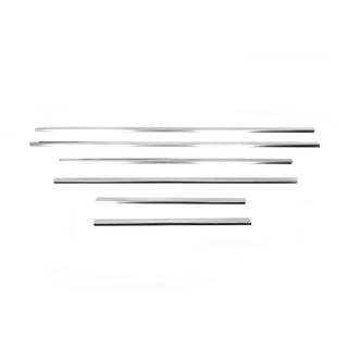 Onderste raamlijsten (6 stuks, RVS) Volkswagen Touareg 2002–2010 foto 3